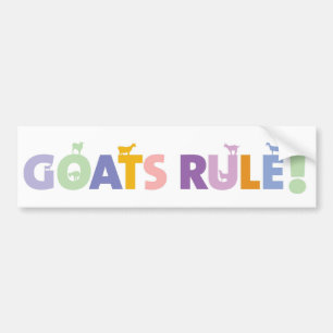 AUTOCOLLANT DE VOITURE GOATSRULE.CR