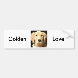 Autocollant De Voiture Golden Retriever
