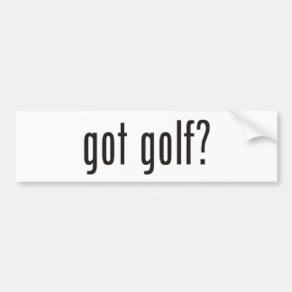 Autocollant De Voiture golf obtenu ?