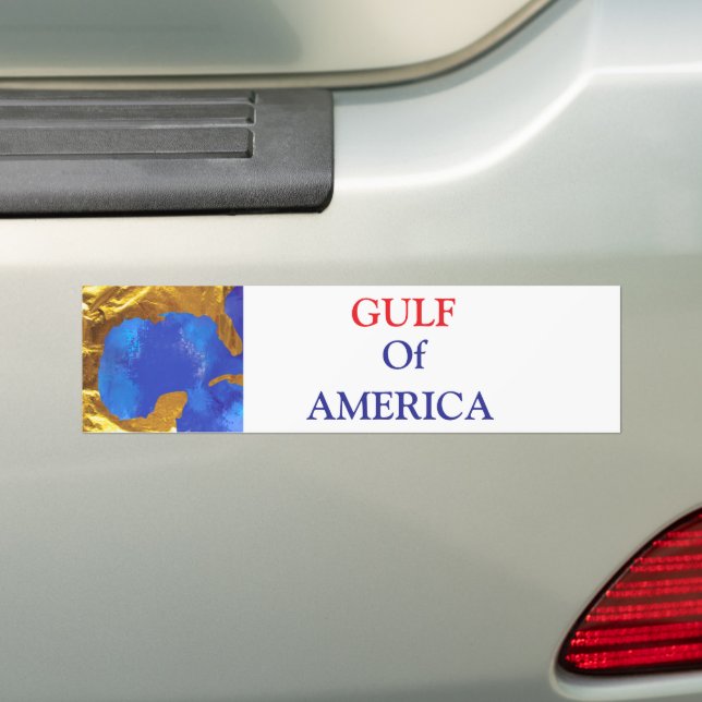AUTOCOLLANT DE VOITURE GOLFE D'AMÉRIQUE (En voiture)
