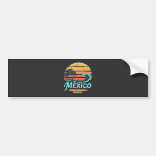 Autocollant De Voiture Golfe du Mexique Forever Vintage Beach Mexicaine