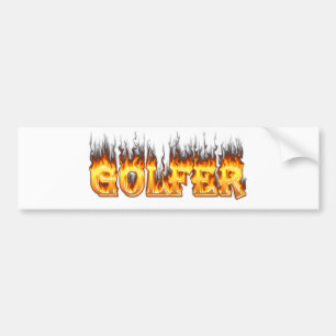 Autocollant De Voiture golfeur