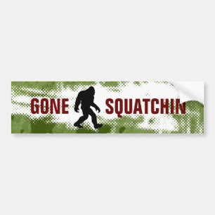 Autocollant De Voiture Gone Squatchin
