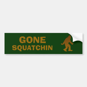 Autocollant De Voiture Gone Squatchine