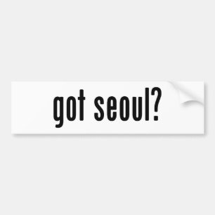 Autocollant De Voiture got seoul? Bumper Sticker