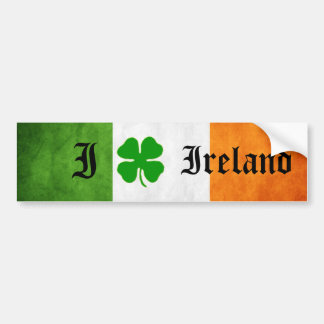Autocollant De Voiture goût de l'Irlande (autocollant)