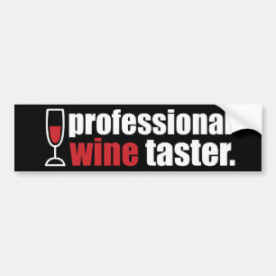 Autocollant De Voiture Goûteur professionnel de vin