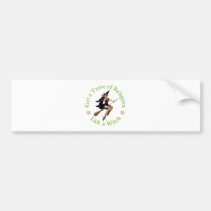 Autocollant De Voiture Goûtez à la religion - Choisissez une sorcière