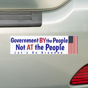 Autocollant De Voiture Gouvernement Par le peuple PAS au peuple Bumper