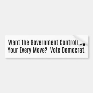 Autocollant De Voiture Government Controlling Your Every Move