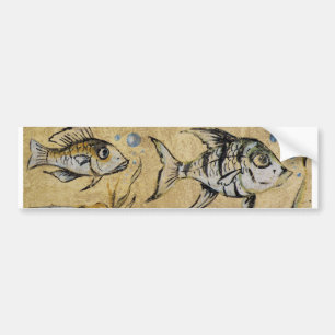 Autocollant De Voiture Graffiti de poisson