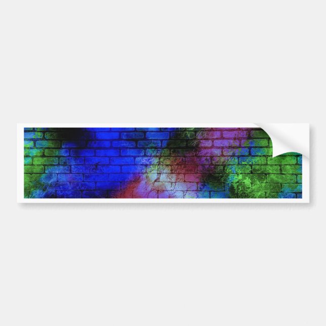 Autocollant De Voiture Graffiti sur mur (Devant)