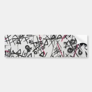 Autocollant De Voiture Graffiti Tic Tac Toe