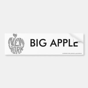 Autocollant De Voiture GRAND APPLE - NEW YORK par NICHOLAS