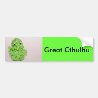 Autocollant De Voiture Grand Cthulhu