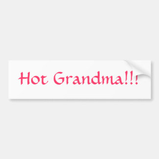 Autocollant De Voiture Grand-maman chaude ! ! !