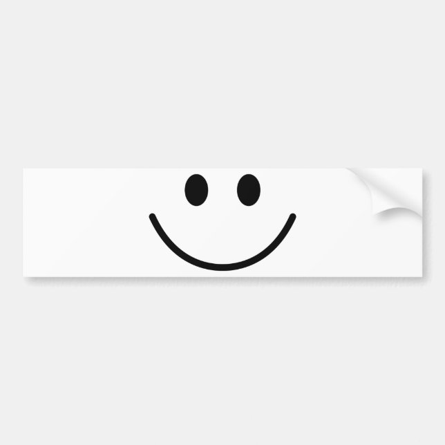 Autocollant De Voiture grand sourire (Devant)