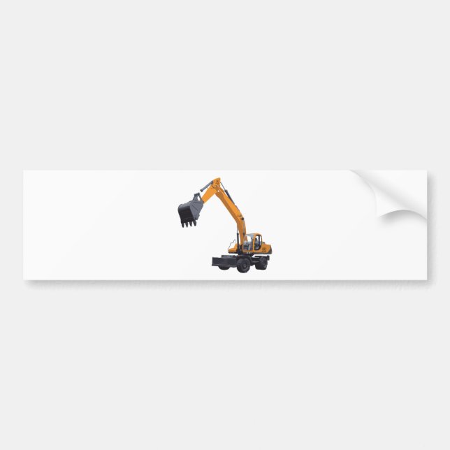 Autocollant De Voiture Grande excavatrice de Bagger (Devant)