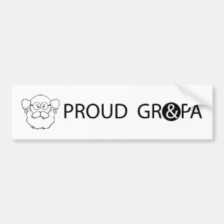 AUTOCOLLANT DE VOITURE GRANDPA_BUMPER STICKER1
