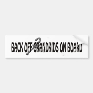 AUTOCOLLANT DE VOITURE GRANDPARENTS BOUMPER STICKER