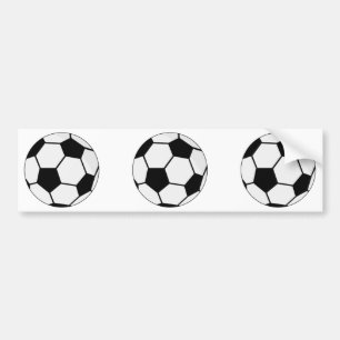 Autocollant De Voiture Graphique de ballon de football classique Fan de s