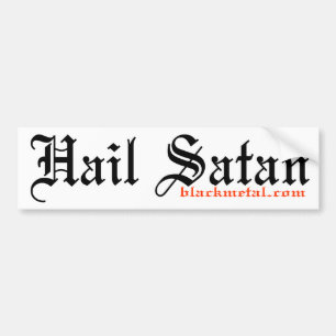 Autocollant De Voiture Grêle Satan Bumpersticker