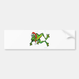 Autocollant De Voiture Grenouille de Noël