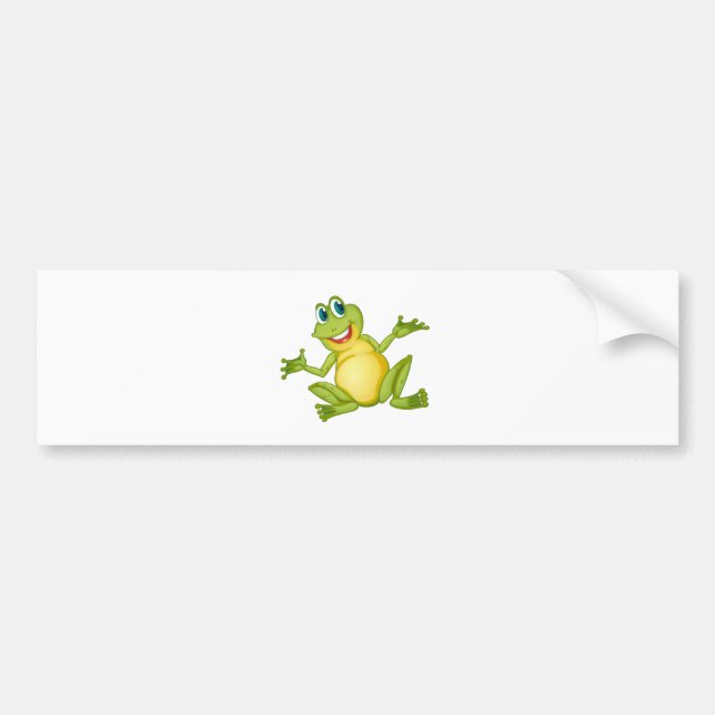 Autocollant De Voiture grenouille drôle (Devant)