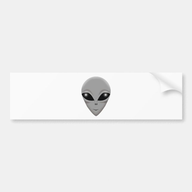 Autocollant De Voiture Gris étranger (Devant)