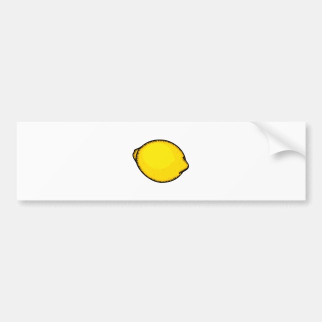 Autocollant De Voiture Gros citron (Devant)