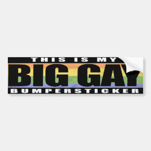 Autocollant De Voiture GROS GAY BUMPERSTICKER -.png