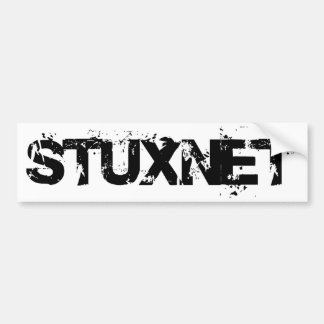 AUTOCOLLANT DE VOITURE GRUNGE DE STUXNET