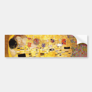 Autocollant De Voiture Gustav Klimt La Peinture Classique Du Kiss