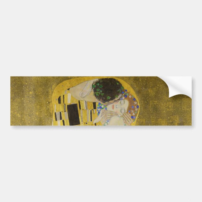 Autocollant De Voiture Gustav Klimt - Le baiser (Devant)