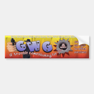 Autocollant De Voiture GWG Girls With Guns ! Soutenez notre droit de défe