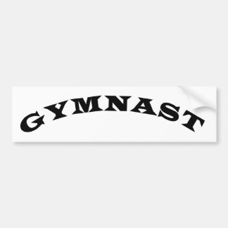 Autocollant De Voiture Gymnaste