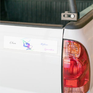 Autocollant De Voiture Gymnastique rythmique avec ruban