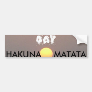 Autocollant De Voiture Hakuna Matata