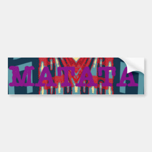 Autocollant De Voiture Hakuna Matata Texte Hope Art Abstrait Design d'imp