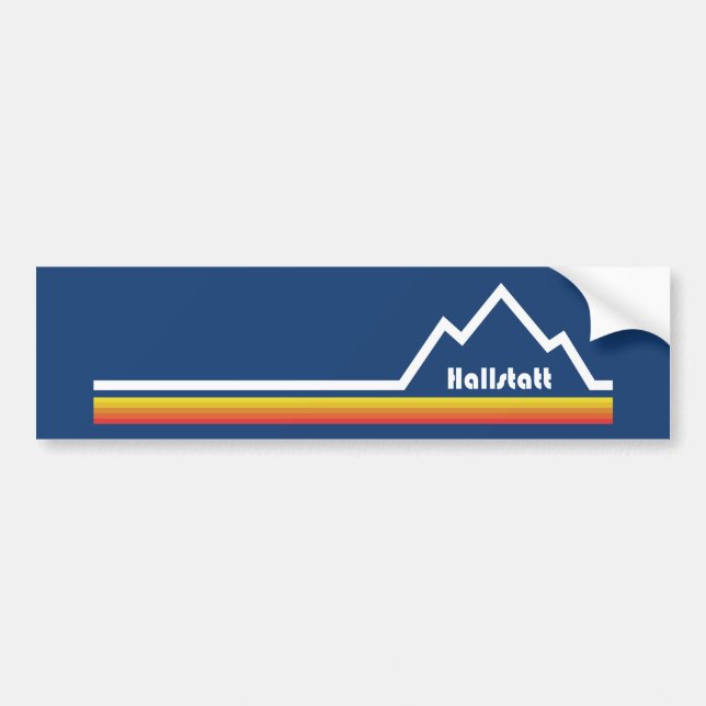 Autocollant De Voiture Hallstatt, Autriche (Devant)