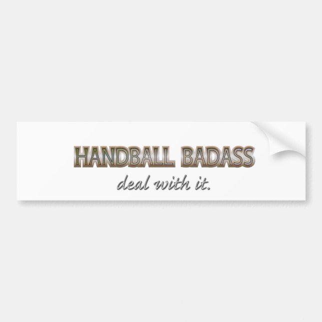 AUTOCOLLANT DE VOITURE HANDBALL (Devant)