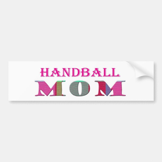 Autocollant De Voiture HandballMaman (Devant)