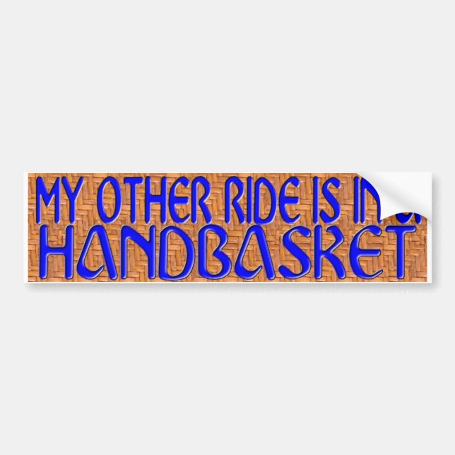 AUTOCOLLANT DE VOITURE HANDBASKET (Devant)