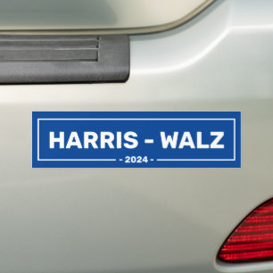 Autocollant De Voiture Harris Walz 2024