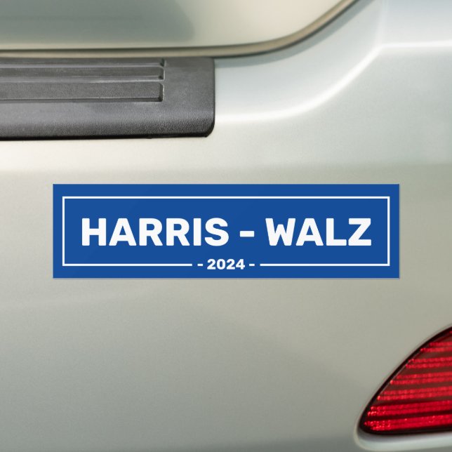Autocollant De Voiture Harris Walz 2024 (En voiture)