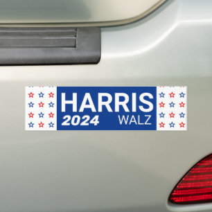 Autocollant De Voiture Harris Walz 2024