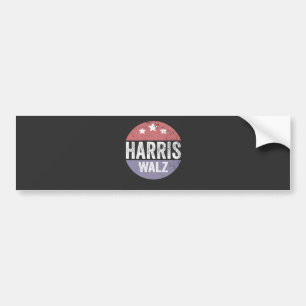 Autocollant De Voiture Harris Walz 2024 Election Kamala Tim Waltz America