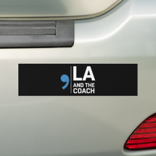 Autocollant De Voiture Harris Walz 2024 Virgule La et The Coach 2024 