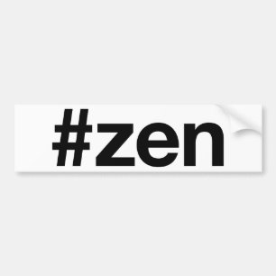 Autocollant De Voiture Hashtag ZEN