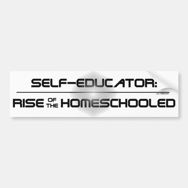 Autocollant De Voiture Hausse du Homeschooled (Devant)